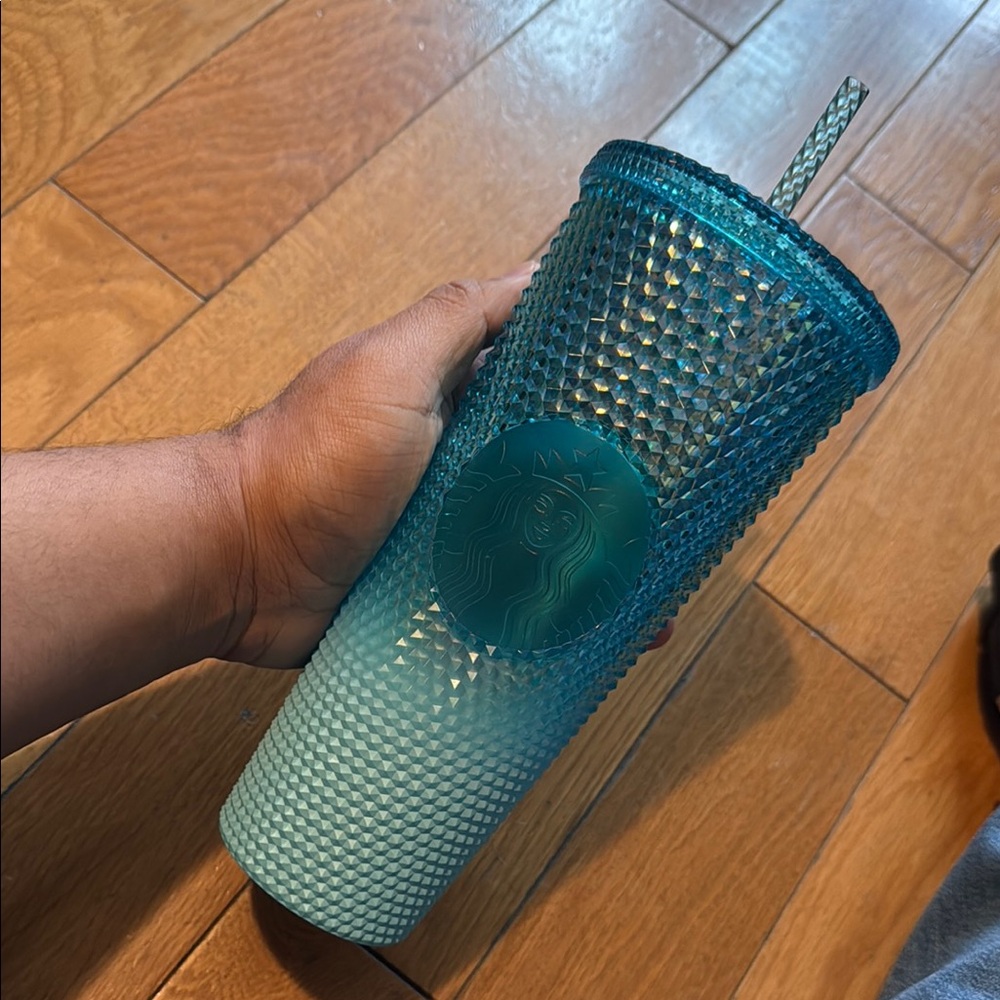 Starbucks Blue Mesh Accent Tumbler